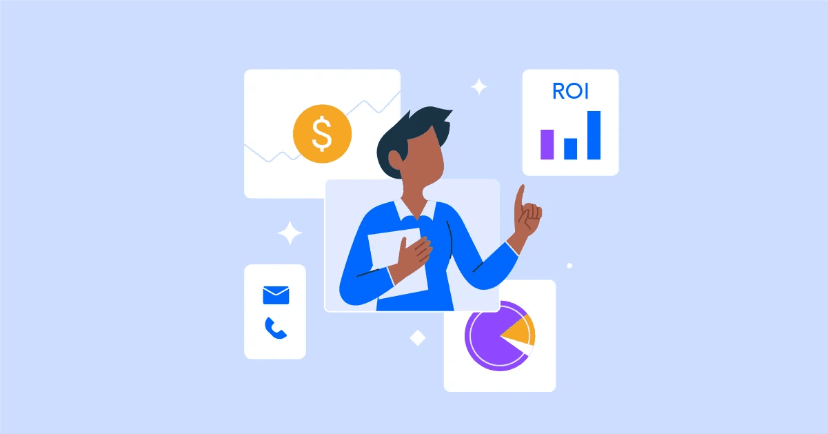ROI reporting with revenue charts